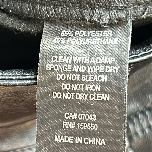 Faux leather pants size 10 NWOT - Picture 14 of 14